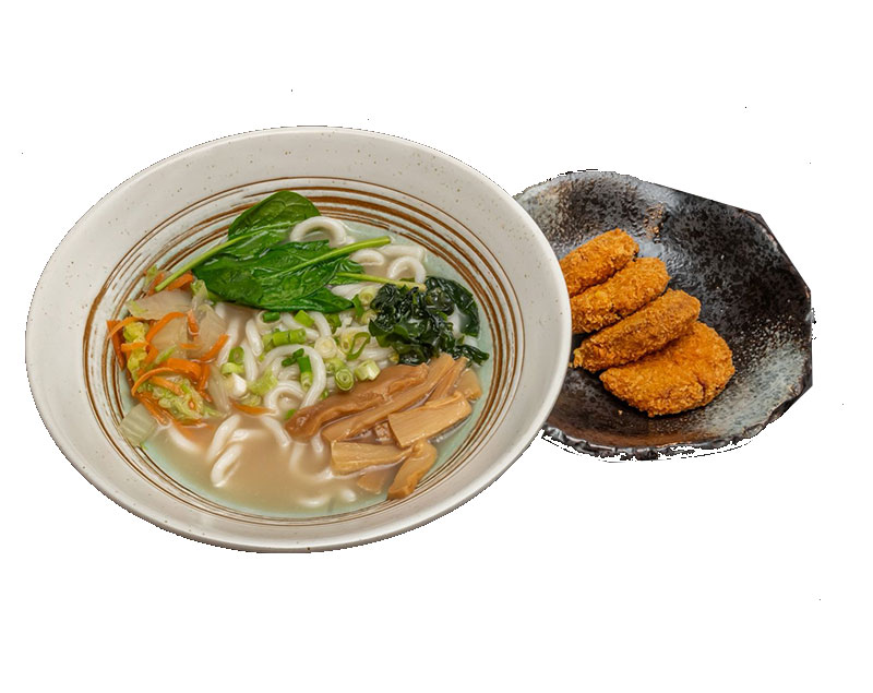 Pumpkin Katsu Udon Noodle Soup
