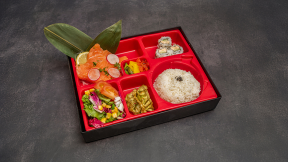 Salmon Sashimi Bento
