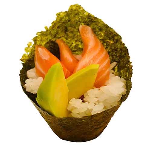 Salmon and Avocado Temaki